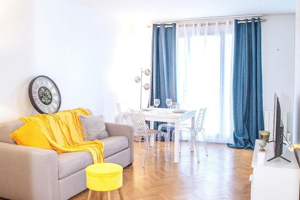 Grand 2 Pieces Balcon Parking Porte Paris Обервилье Экстерьер фото